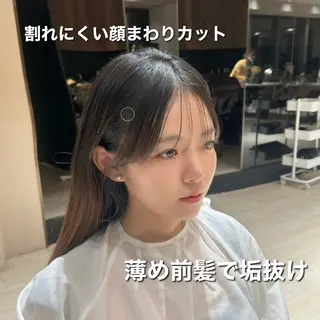 🎀大竹美侑/顔まわ りカット/レイヤーのヘアスタイル
