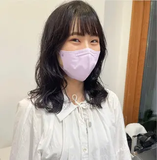 ミディアム カラー パーマ ヘアアレンジ 髪質改善ストレート✨ パーマヘア✨YUKIのヘアスタイル