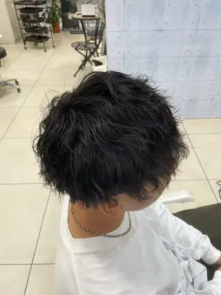 パーマ メンズ メンズニュアンス パーマ特化akaneのヘアスタイル