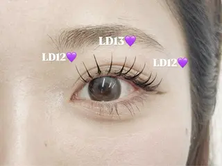 マツエク・マツパ AIRI 💟のマツエク・マツパデザイン