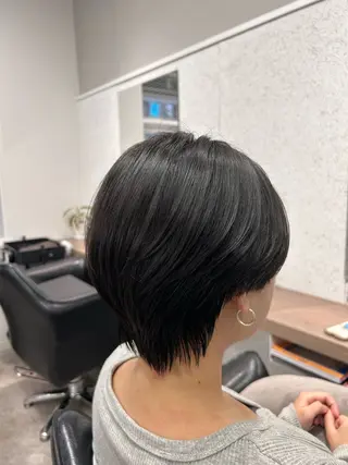 ショート ボブ/透明感カラー/ 髪質改善/🌙/ルナのヘアスタイル