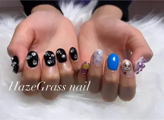 ショート HazeGrass NAILのネイルデザイン