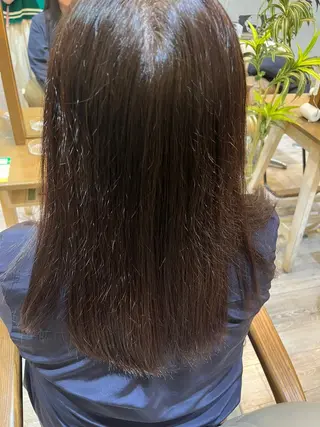 ロング カラー 大鶴 紗也のヘアスタイル