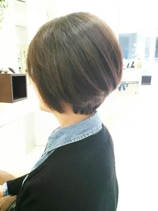 ショート カラー 🌈ぷる艶カラー🌈 髪質改善👑柳沼尚貴のヘアスタイル