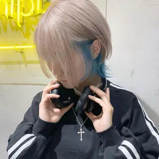 カラー 梅田ハイトーンカラー / ibuのヘアスタイル
