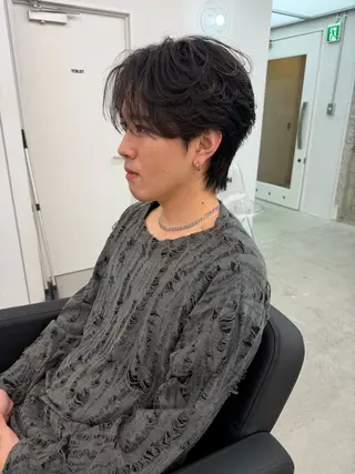 パーマ メンズ カット/メンズ パーマ/夢翔のヘアスタイル