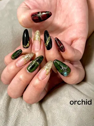 ネイル orchid ♡オーキッドのネイルデザイン