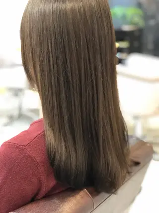 ロング カラー 縮毛矯正・髪質改善 人気No1🩶北島のヘアスタイル