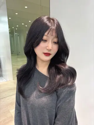 カラー sayaka /西新🛋のヘアスタイル