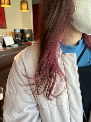 ミディアム ＊インナーカラー＊ 植松彩音のヘアスタイル