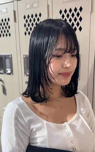 ミディアム カラー 髪質改善/レイヤー/ 艶髪🎀ayaneのヘアスタイル