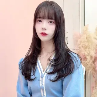 ロング 韓国ヘア＆透けカラー keita🇰🇷のヘアスタイル