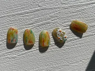 メンズ ネイル akari✨ 韓国風、メンズネイルのネイルデザイン