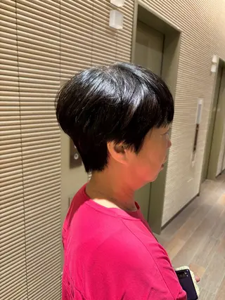 ショート 田内 満里奈のヘアスタイル