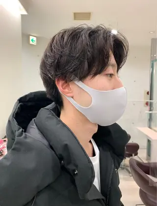 ショート カラー パーマ ヘアアレンジ メンズ 原宿パーマ kazuのヘアスタイル