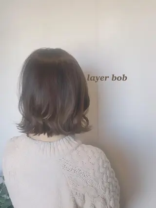 ミディアム カラー ヘアアレンジ topstylist 芳賀みなみのヘアスタイル