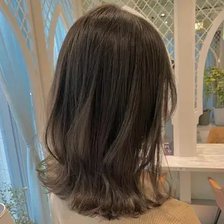 カラー 艶カラー/ボブ /似合わせ/田口愛那のヘアスタイル