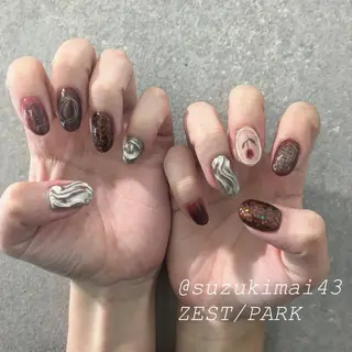 ネイル 【似合わせ提案】鈴木 舞のネイルデザイン