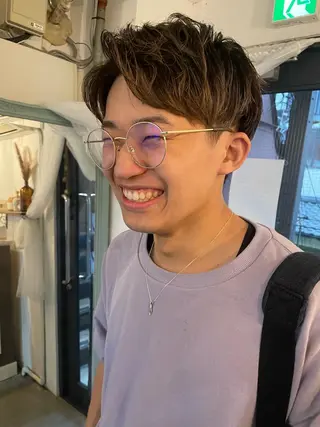 メンズ 京都美容師 塩のヘアスタイル