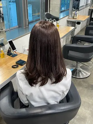 カラー 🤍ベージュ/透明感 韓国ヘア/まりん🤍のヘアスタイル