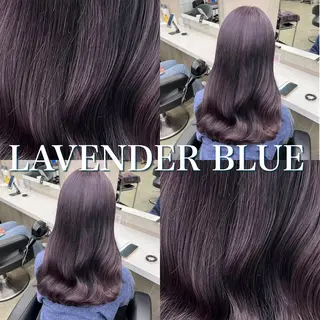 ロング 寒色＆ブリーチ特化 寒色MiOのヘアスタイル