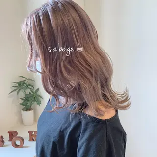 ミディアム カラー 清水 亮太/赤み消しカラーのヘアスタイル