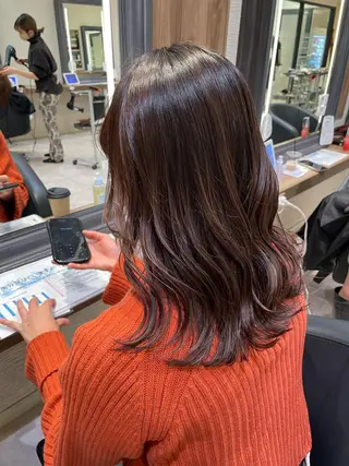 ミディアム カラー レイヤー/ハイトーン 🫧‪Erikaのヘアスタイル