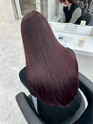 ロング カラー kazuki /韓国 juicyな暖色🍑のヘアスタイル