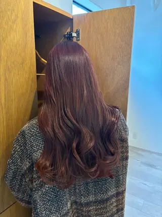 ロング カラー 伴 星来のヘアスタイル