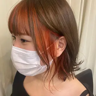 カラー 藤原 侑香のヘアスタイル