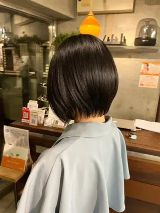 ショート 土田かほ/本日🈳 透明感カラー🍃のヘアスタイル