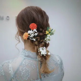 セミロング ヘアアレンジ Blue所属・透明感カラー 🫰🏻💗 高橋舞のその他イメージ