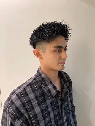 ショート メンズ [渋谷ブリーチ] 玲弥のヘアスタイル
