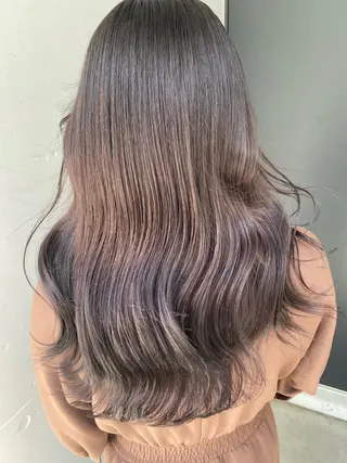 ロング カラー 髪質改善/レイヤー ストウシンゴのヘアスタイル