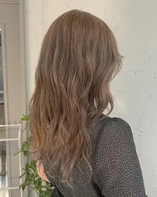 セミロング カラー 🪞透けhair 🪞honokaのヘアスタイル