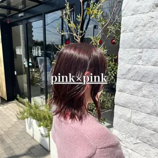 ショート カラー ブリーチ/暖色カラー 宮城陽日のヘアスタイル