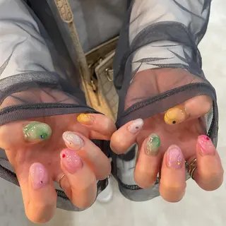 ネイル ゆびノさき茨木店 ニュアンス/アートのネイルデザイン