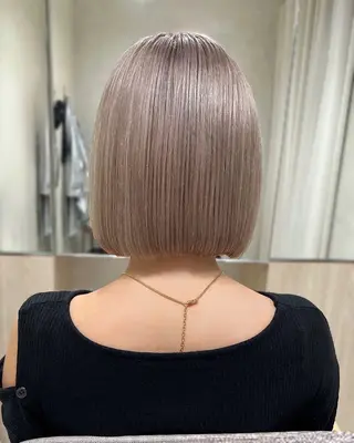 ショート カラー レイヤーカット/ボブ 韓国ヘア🪄REN.のヘアスタイル