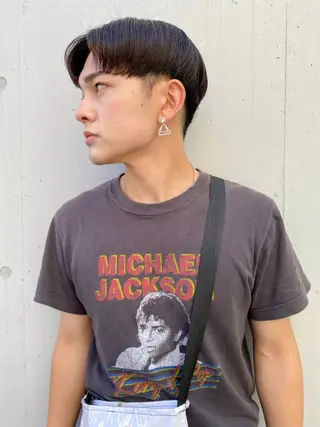 ショート メンズ irwi/イルウィ所属・miku🎀門前仲町 ブリーチ・レイヤーのヘアスタイル