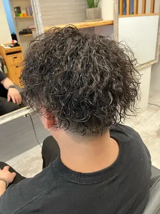 パーマ メンズ メンズ特化/パーマ/ フェードWATARUのヘアスタイル