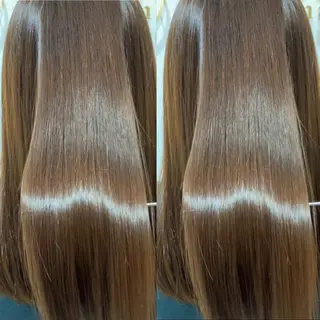 ロング カラー ヘアアレンジ キッズ 関内 髪質改善 特化 re:Magoのヘアスタイル