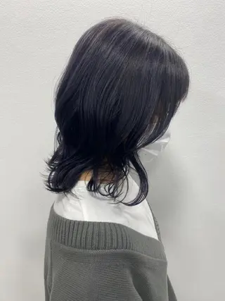 ミディアム カラー ✴︎ヒラガカナ✴︎ ECLAT HAIRのヘアスタイル