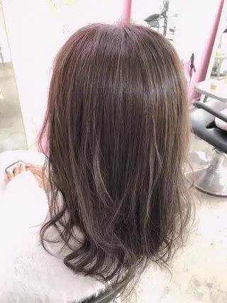 セミロング カラー 浦山 和之のヘアスタイル