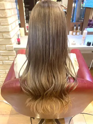 ロング カラー SALOWIN GINZA所属・✨ツヤ髪デザイナー ✨ひかり✨のヘアスタイル