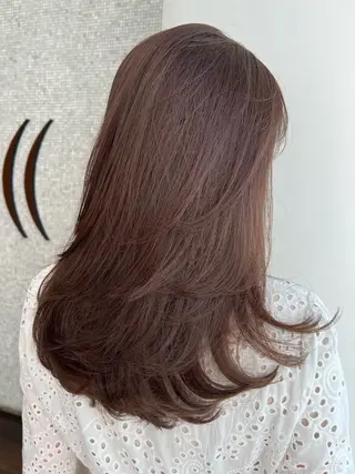 ロング 縮毛矯正／ストレート /yuyaのヘアスタイル