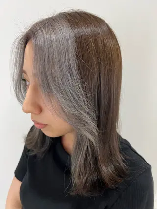 ミディアム カラー SHARE  SALON monloulou+plus所属・メンズパーマ 桐山 琉輝のヘアスタイル