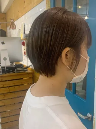 ショート カラー KANA/ボブ/ インナーカラー/艶髪のヘアスタイル