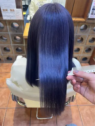 ロング カラー 🥀ダブルカラー/ 縮毛矯正🥀ユイキのヘアスタイル