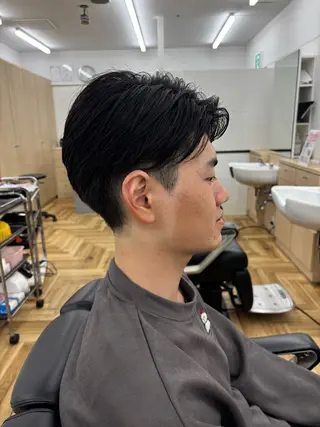 ミディアム メンズ 松澤 侑哉のヘアスタイル