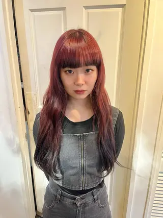 ロング カラー sora / 渋谷 / ハイトーンのヘアスタイル